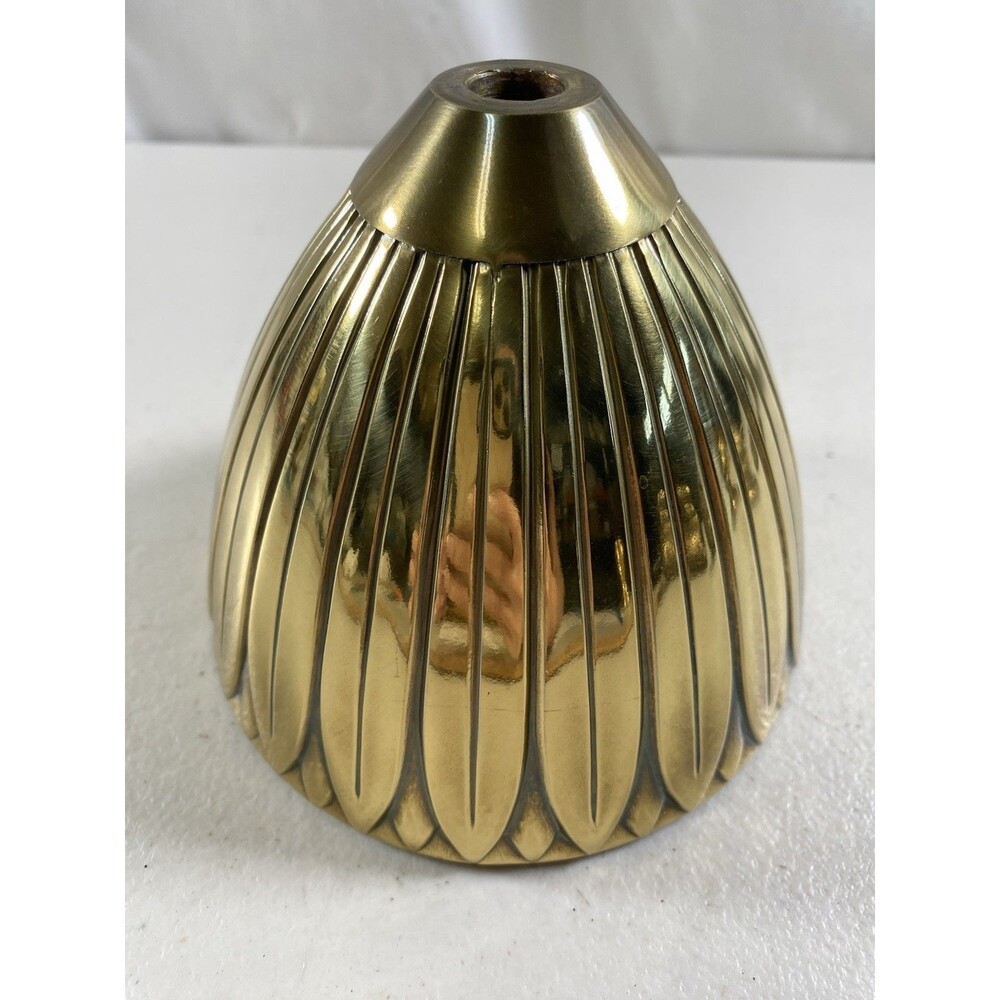 Vintage Brass Ornate Table Lamp Spacer Column Lamp Parts #214
